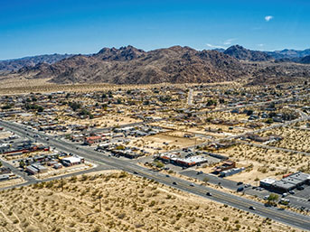 This image displays photo of the City of Joshua Tree